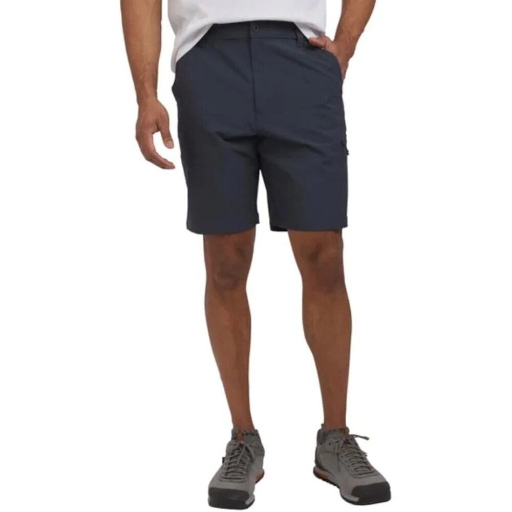 Weatherproof Vintage Men's 32 Cargo Tech Shorts Blue 9" Inseam N0788
